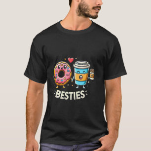 Doughnut and Coffee Besties T-Shirt