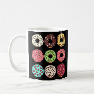 Doughnut Assorted Doughnuts Sweets Foodie Cookie D Coffee Mug