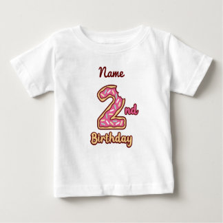 Doughnut Baby 2nd birthday t-shirt