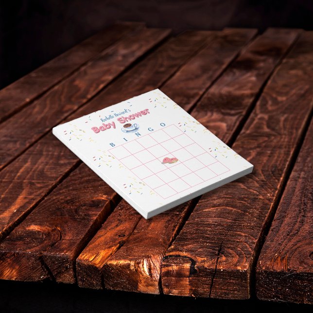 Doughnut Baby Shower Sprinkles Bingo Game Invitation (Creator Uploaded)