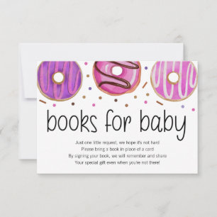 Doughnut Baby Sprinkle Books for Baby Card