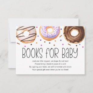 Doughnut Baby Sprinkle Books for Baby Card
