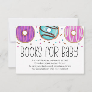 Doughnut Baby Sprinkle Books for Baby Card