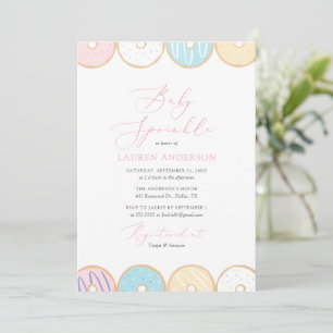Doughnut Baby Sprinkle Invitation