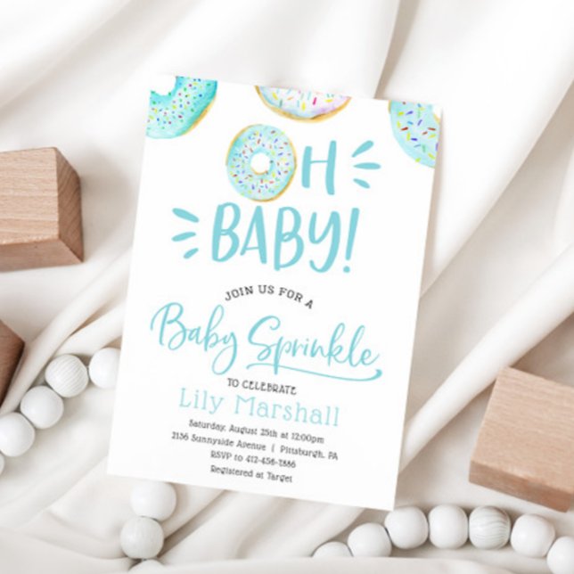 Doughnut Baby Sprinkle Invitation (Creator Uploaded)