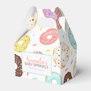 Doughnut Baby Sprinkle Party Favour Box