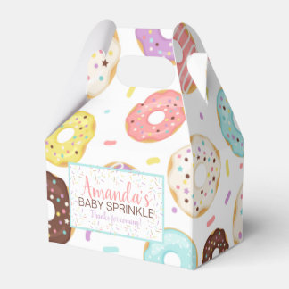 Doughnut Baby Sprinkle Party Favour Box