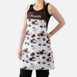 Doughnut Baker Custom Name Apron