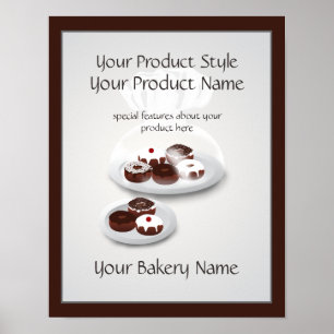 Doughnut Bakery Baker Shop Product Sign