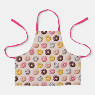 Doughnut Bakery Shop Pattern Apron