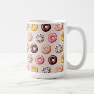 Doughnut Bakery Shop Pattern Coffee Mug