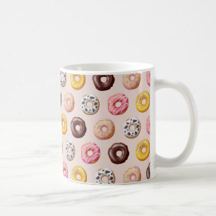 Doughnut Bakery Shop Pattern Coffee Mug
