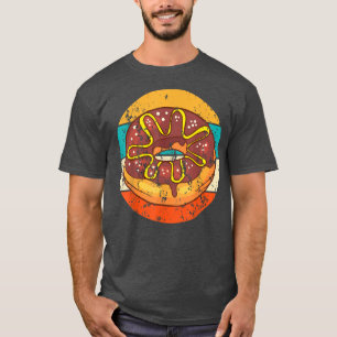 Doughnut Baking Baker Bakery Cake Vintage Retro 14 T-Shirt