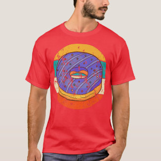Doughnut Baking Baker Bakery Cake Vintage Retro 1 T-Shirt