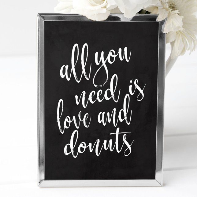 Doughnut bar 8x10 chalboarboard wedding sign (Creator Uploaded)