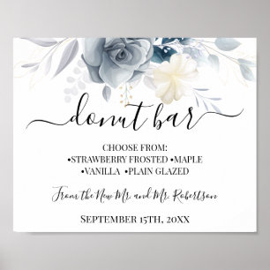 Doughnut Bar Sweets Table Wedding Reception Sign