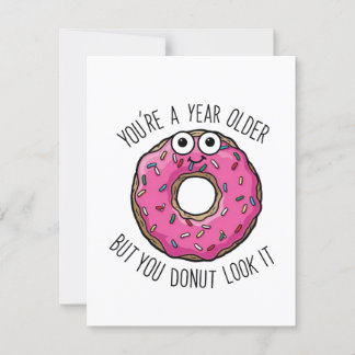 Doughnut Birthday Card