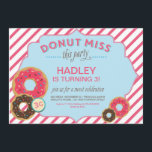 Doughnut Birthday Invitation<br><div class="desc"></div>