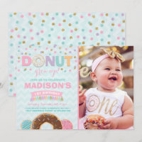Doughnut Birthday Invitation Doughnut Grow Up Part