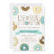 Doughnut Birthday Party Invitation Rise and Shine