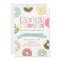 Doughnut Birthday Party Invitation Rise and Shine