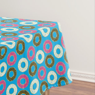 Doughnut Birthday Party Tablecloth