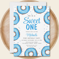 Doughnut Boy's First Birthday Party