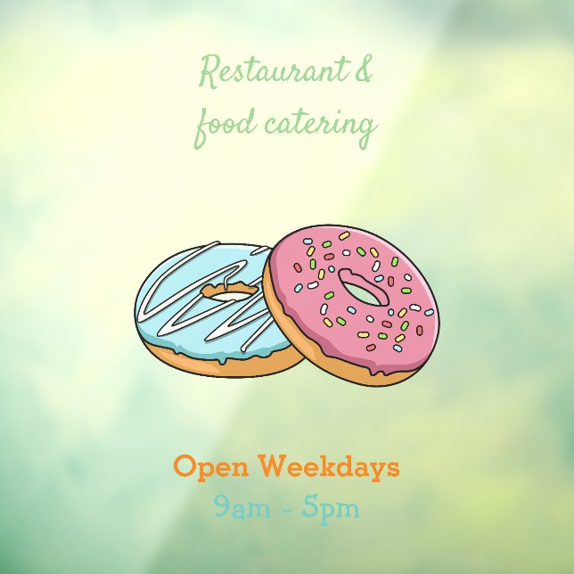 Doughnut cartoon illustration (Sheet 3)