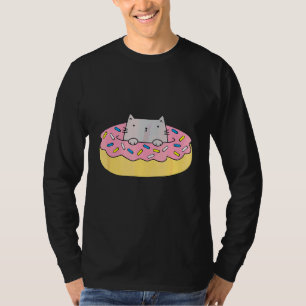 Doughnut Cat Cute Cat Doughnut For Women Men T-Shirt