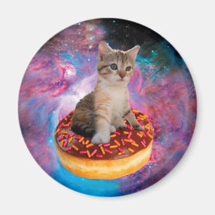 Doughnut Cat - Doughnut lover Magnet