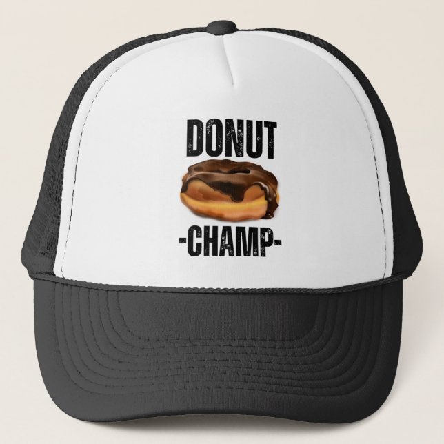 Doughnut Champ  Trucker Hat (Front)