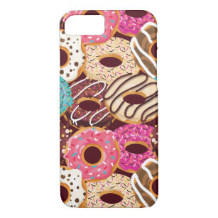 Doughnut, chocolate doughnut & chocolate to snack  Case-Mate iPhone case