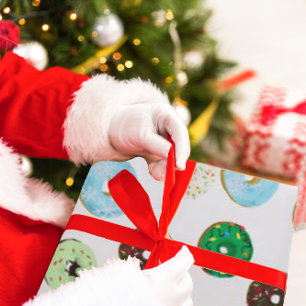 Doughnut Christmas Wrapping Paper