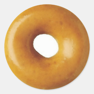 Doughnut Classic Round Sticker