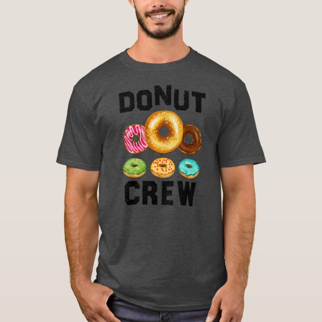 Doughnut Crew Design For Men Women Kids Funny Doug T-Shirt (Front)