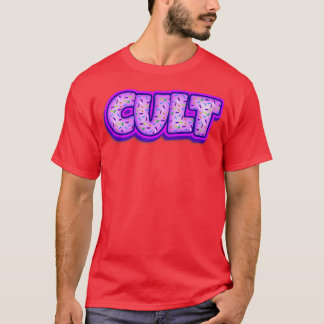 Doughnut Cult Baker Doughnuts Lover Baking Horror  T-Shirt