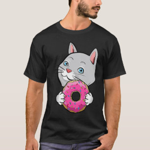 Doughnut Cute Kids Cat Mania Unique T-Shirt