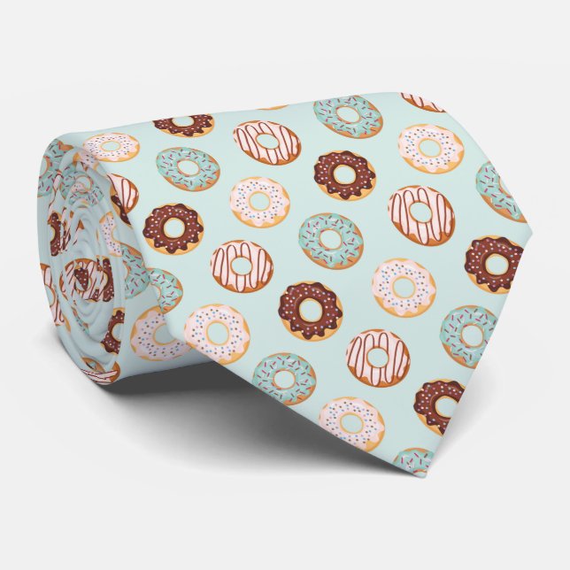 Doughnut Day Tie (Rolled)