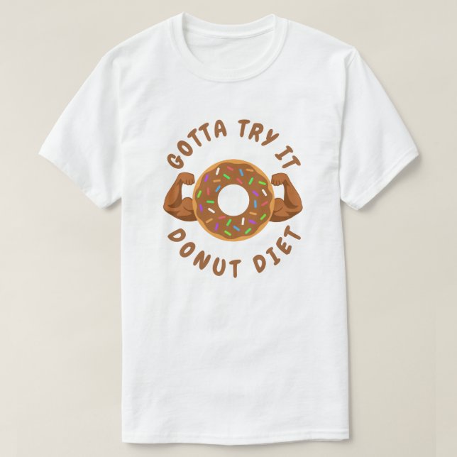 Doughnut Diet T-Shirt (Design Front)