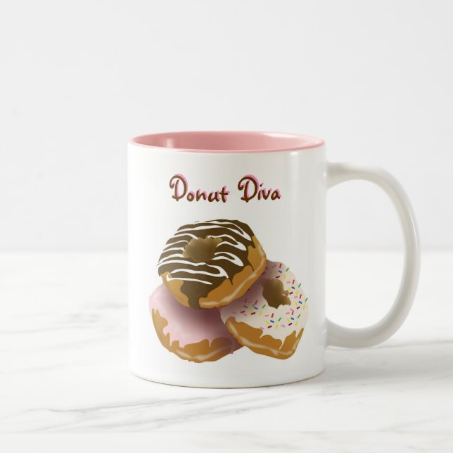 Doughnut Diva Mug (Right)