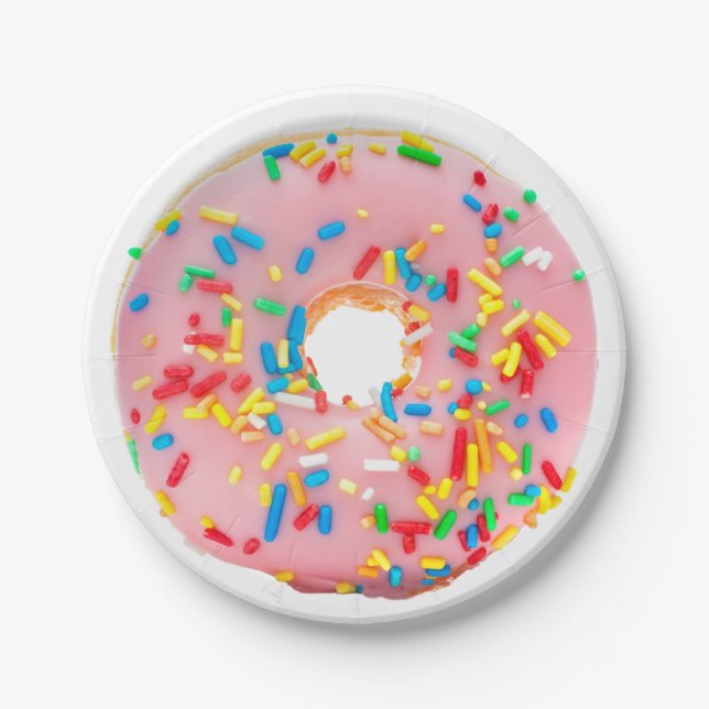 Doughnut - Doughnut Paper Plate (Front)