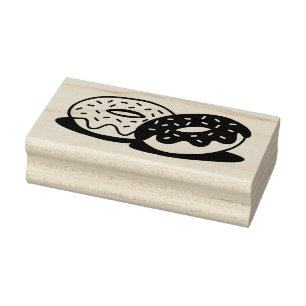 Doughnut doughnut rubber stamps