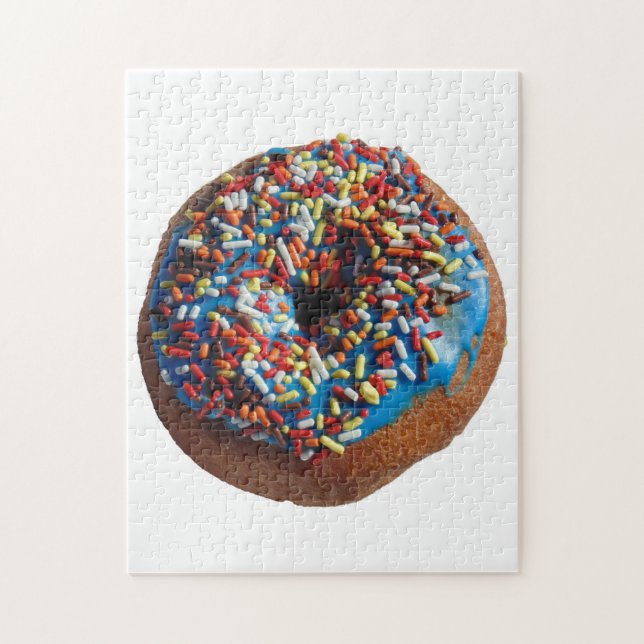 Doughnut Doughnut Snack Food Creative  Jigsaw Puzzle (Vertical)