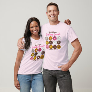 Doughnut Doughnuts Birthday Party Brunch T-Shirt
