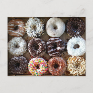 Doughnut Dozen Birthday Postcard