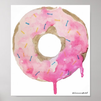 Doughnut Drip Wall Art