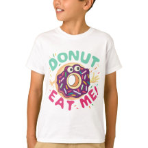 Doughnut Eat Me, Cute Doughnut Illustration