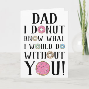 Doughnut Father's Day Card
