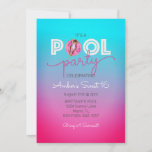 Doughnut Float Summer Pool Sweet 16 Birthday Party Invitation<br><div class="desc">Celebrate your Sweet 16 Birthday this summer at the pool with your favourite friends. These invites will be a colourful addition to your special day.</div>