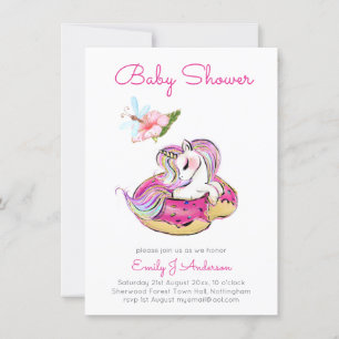 Doughnut Forget My Baby Shower Unicorn Sprinkles